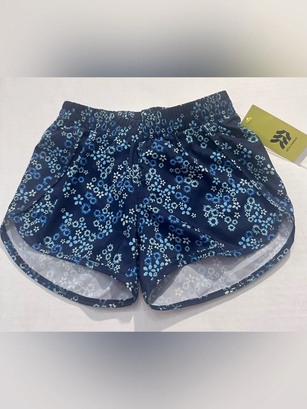 2 Pairs of Girls All In Motion Athletic Shorts, Size S (6/7) NWT's